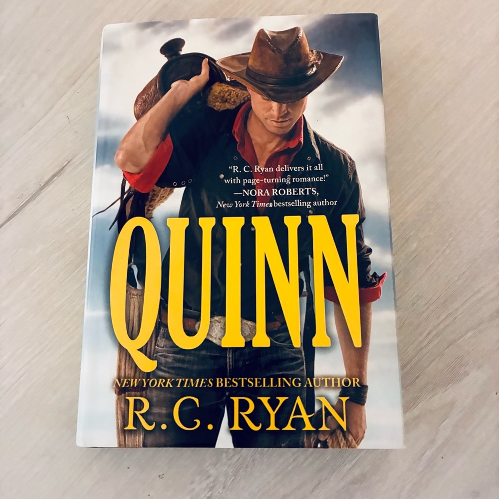 Quinn by RC Ryan Large Print Hardcover Western Romance Book w/ Dust Jacket